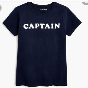 Boys Crewcuts Captain shirt - new with tags